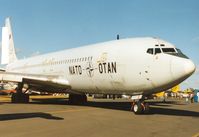 LX-N19996 @ EGVA - Boeing 707-329C, callsign Nato 11, of the NATO Airborne Early Warning Force - NAEWF - on display at the 1995 Intnl Air Tattoo at RAF Fairford. - by Peter Nicholson