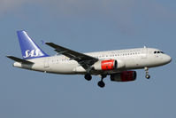 OY-KBP @ EGLL - SAS Airbus 319  at Heathrow - by Terry Fletcher