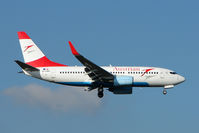 OE-LNO @ EGLL - Formerly in Lauda Air colors this B737 - 700 Series now wears Austrian Airlines livery - by Terry Fletcher
