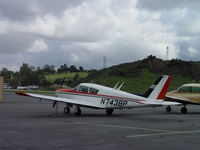 N7438P @ POC - Parked west end northside of Brackett - by Helicopterfriend