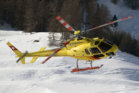 HB-ZIS @ LSZS - Heli Bernina AS350