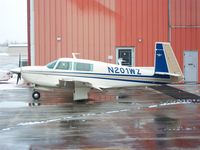 N201WZ @ KDPA - Mooney Sitting outside of Travel Express Aviation - by William Hamrick