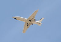 N31FF @ KPSP - J H SIROONIAN INC Learjet 31A, turning base for 31L KPSP. - by Mark Kalfas