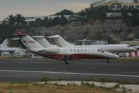 N279DV @ TNCM - N279DV just landed at TNCM