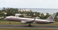 N678AN @ TNCM - American N678AN landing at TNCM runway 10