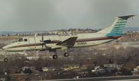 N198GA @ KBIL - Beech 1900 Alpine Air - by cliffpov