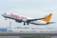 TC-AAJ @ LOWL - Pegasus Airlines Boeing B737-82R take-off in LOWL/LNZ