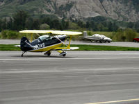 N80AS @ SZP - 1992 Pitts Aerobatics PITTS S-2B, Lycoming AEIO-540, landing roll Rwy 22 - by Doug Robertson