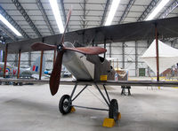 BAPC041 @ X4EV - Royal Aircraft Factory BE2c Replica at the Yorkshire Air Museum in 2004. Presented to the museum in 1994 and displayed as a 77 Sqn aircraft. - by Malcolm Clarke