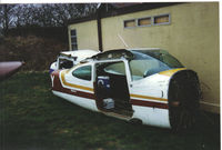 G-BFGY @ EGSP - remains of this 182 after its crash  04-08-1987 - by Andy Parsons