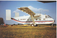 G-BKMD @ EGTC - Para dropper at Cranfield - by Andy Parsons