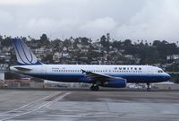 N411UA @ KSAN - Airbus A320