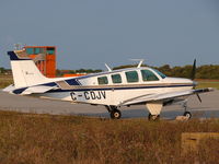 G-CDJV @ EGMD - Beech A36 Bonanza G-CDJV Atlantic Bridge Aviation - by Alex Smit