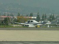 N661DS @ POC - Appears to have a silver world on left wing while awaiting take off on 26L - by Helicopterfriend