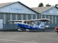 N151BH @ SZP - 2008 American Champion 8KCAB SUPER DECATHLON, Lycoming AEIO-360 180 Hp, Barron Hilton's replacement for N240R, Steve Fossett's last ride with a great radio call One Bravo Hotel - by Doug Robertson