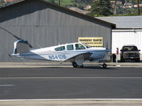 N541DB @ SZP - 1964 Beech S35 BONANZA, Continental IO-520-B 285 Hp, taxi to Rwy 22 - by Doug Robertson