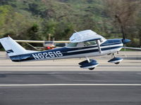 N6261S @ SZP - 1967 Cessna 150G, Continental O-200 100 Hp, takeoff Rwy 22 - by Doug Robertson