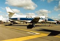 XX487 @ EGVA - Jetstream T.2, callsign Navy 808, of 750 Squadron at RNAS Culdrose on display at the 1995 Intnl Air Tattoo at RAF Fairford. - by Peter Nicholson