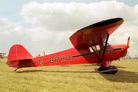 G-BPHO @ FINMERE - Taylorcraft BC-12D Twosome at Finmere Airfield, UK in 1990. Previously N96197. - by Malcolm Clarke