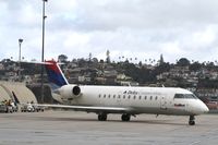 N447SW @ KSAN - CL-600-2B19 - by Mark Pasqualino
