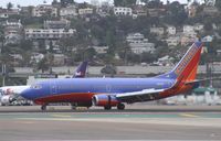 N611SW @ KSAN - Boeing 737-300 - by Mark Pasqualino
