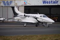 G-DRBN @ EGNH - Flairjet's Embraer Phenom at Blackpool - by Terry Fletcher