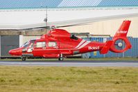 G-REDF @ EGNH - Eurocopter Dauphin II at Blackpool