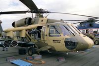 ZG468 @ EGLF - Westland WS-70L at Farnborough International 1990. - by Malcolm Clarke