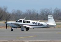 N555LM @ DTN - Taxiing to the active at Downtown Shreveport. - by paulp