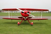 G-BRZX @ EGBR - Pitts S-1S Special.  At the 2006 John McLean Trophy aerobatics competition, Breighton Airfield.. - by Malcolm Clarke