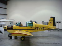 N6446L @ KTOA - Grumman 6446L in a hanger for maintenance.
