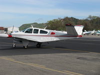 N3057W @ SZP - 1973 Beech V35B BONANZA, Continental IO-520-B 285 Hp, tip tanks, taxi - by Doug Robertson