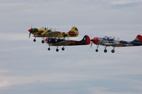 G-CBRH @ EGFH - G-CBRH in a formation take off with G-BVVA and G-YFUT - by Roger Winser