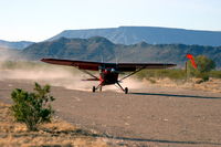 N9701D - landing Wheeler Ranch - by wheeler