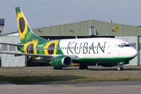 VQ-BHC @ EGNX - Former BMI Baby G-TOYB now painted in colourful Kuban Airlines Livery - by Terry Fletcher