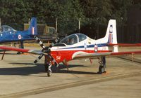 ZF514 @ EGVA - Tucano T.1, callsign Blade 2, of 1 Flying Training School at RAF Linton-on-Ouse on the flight-line at the 1995 Intnl Air Tattoo at RAF Fairford. - by Peter Nicholson