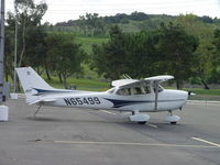 N65499 @ POC - Parked against the fence in transient parking - by Helicopterfriend