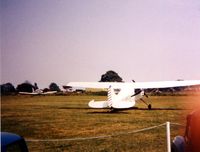 G-AWOU @ EGSQ - Cessna 170 Clacton 1983