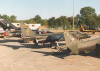 XX116 @ EGVA - Jaguar GR.1A of 16[Reserve] Squadron in the 1995 Season colour scheme on the flight-line at the 1995 Intnl Air Tattoo at RAF Fairford. - by Peter Nicholson