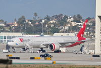 VH-VPD @ KLAX - Vaustralia Boeing 777-3ZGER, at the maintenance ramp KLAX. - by Mark Kalfas