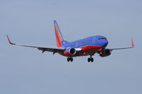 N274WN @ DAL - Southwest Airlines landing at Dallas Love Field Airport - by Zane Adams
