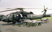 ZG468 @ EGLF - Westland WS-70L (S-70A-19). At the 1988 Farnborough Airshow. - by Malcolm Clarke