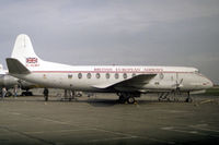 G-ALWF @ EGSU - Vickers 701 Viscount at the Imperial War Museum, Duxford in 1989. Preserved by the Duxford Aviation Society. - by Malcolm Clarke