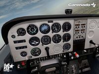 N2095K @ KBVY - Cockpit of N2095K in flight. - by Samuel D.