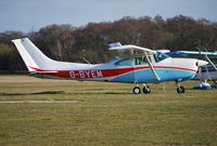 G-BYEM @ EGLD - Cessna R182 at Denham - by moxy