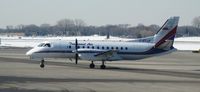 C-GTJX @ KMSP - Transwest Air Saab 340B makes a surprise appearance at the HHH terminal. - by Kreg Anderson