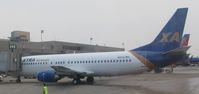 N42XA @ KMSP - Xtra Airways Boeing 737-400 ready to go to Wendover, UT. - by Kreg Anderson