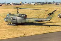 71 73 @ EGVA - UH-1D Iroquois, callsign German Air Force 395, of LTG-62 on the flight-line at the 1995 Intnl Air Tattoo at RAF Fairford. - by Peter Nicholson