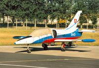 0443 @ EGVA - L-39 Albatross number 7 of the White Albatross Slovak Air Force display team on the flight-line at the 1995 Intnl Air Tattoo at RAF Fairford. - by Peter Nicholson