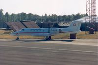 T-782 @ EGVA - Swiss Air Force VIP Flight Learjet 35A on the flight-line at the 1995 Intnl Air Tattoo at RAF Fairford. - by Peter Nicholson